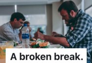 Employee Just Wanted A Relaxing Lunch Break, But His Coworker Had Another Thing In Mind