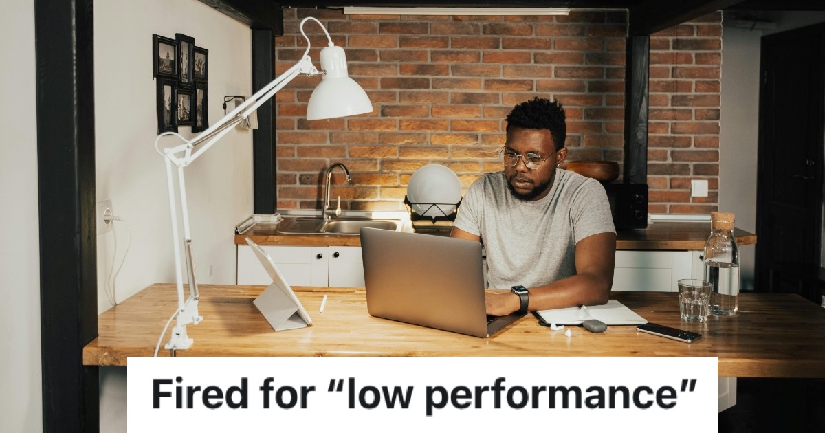 man working at a desk