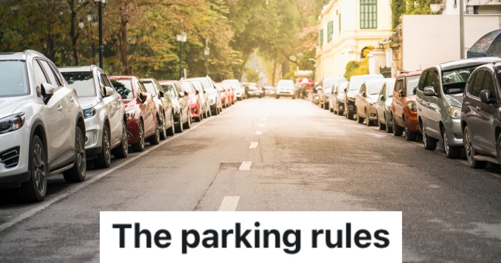 cars parked on a street