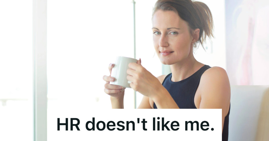 professional woman drinking her coffee