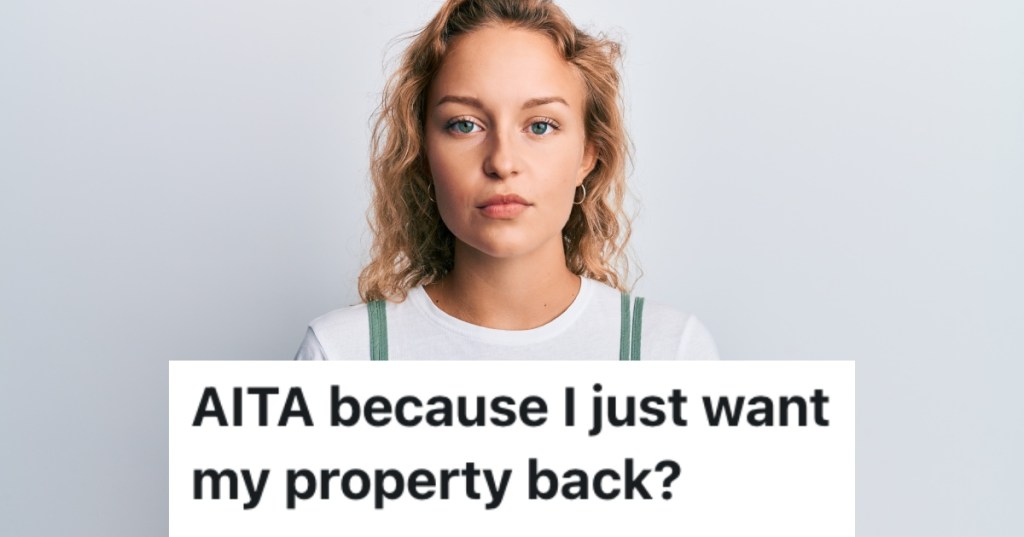 woman with a serious look