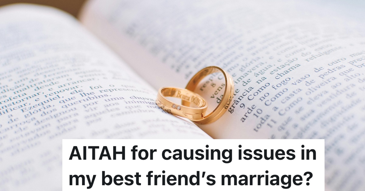 wedding rings in a book