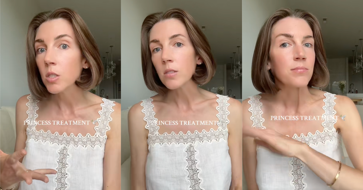 woman talking to tiktokkers