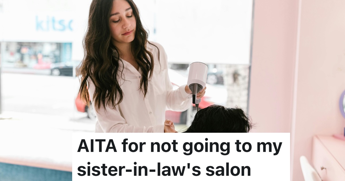 hair stylist woman blow drying client's hair