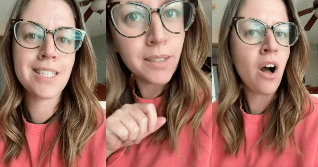 woman talking to tiktokkers
