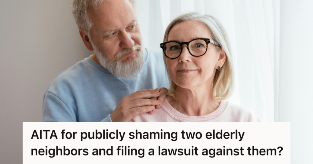 smiling elderly people