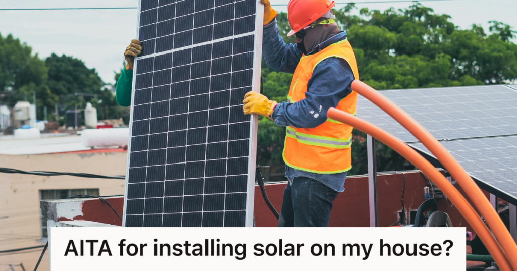 solar panel installation