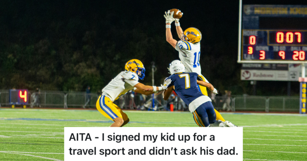 three football players on the field