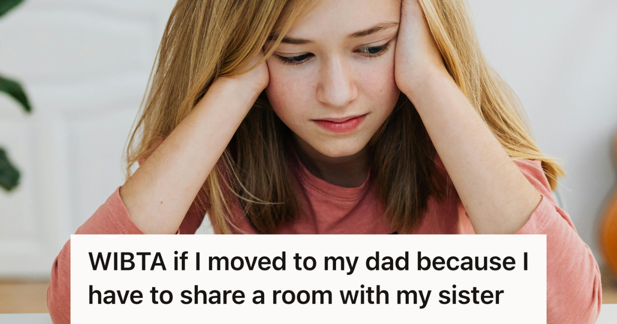 Student Was Forced To Share A Bedroom With Her Pregnant Sibling During An Important Exam Year, So She Considered Moving In With Her Absent Father For More Privacy stressed blonde girl studying