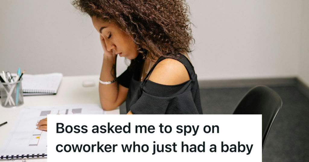 stressed woman sitting at her desk