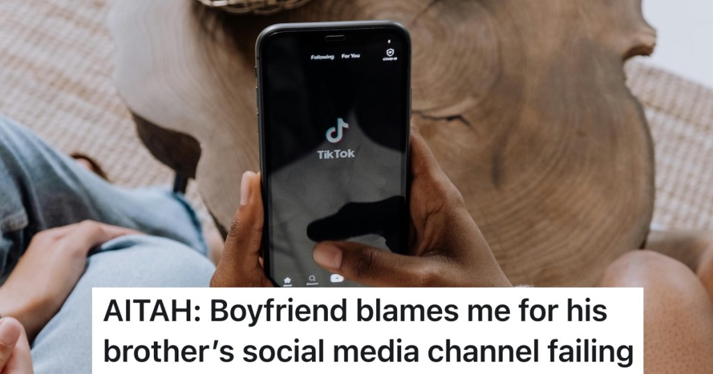 person opening up tiktok on their phone