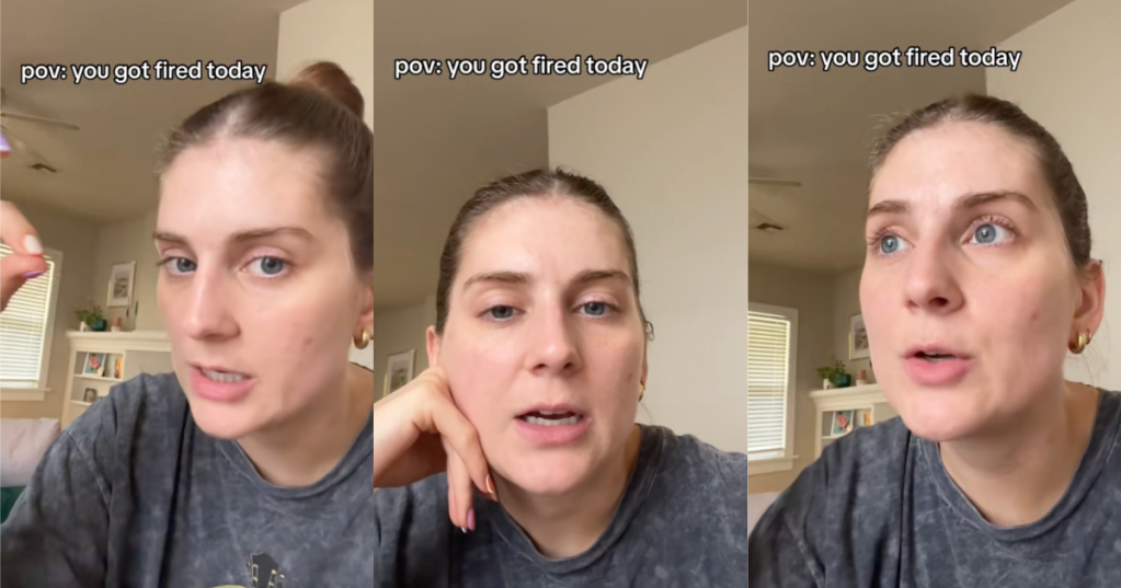 woman talking about her job