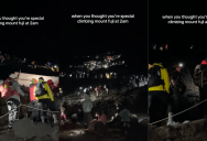 A Traveler Was Surprised At How Many Other People Were Also Hiking Mount Fuji In Japan In The Middle Of The Night