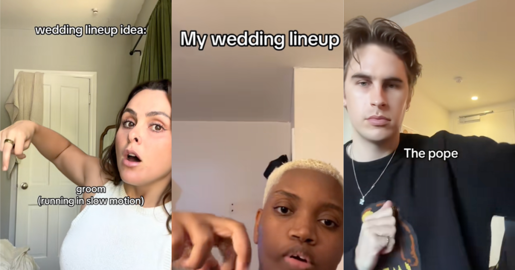 people talking about weddings