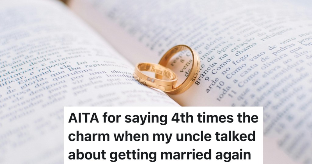 wedding rings inside a book