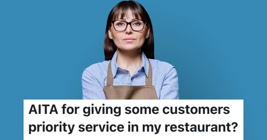 woman wearing an apron