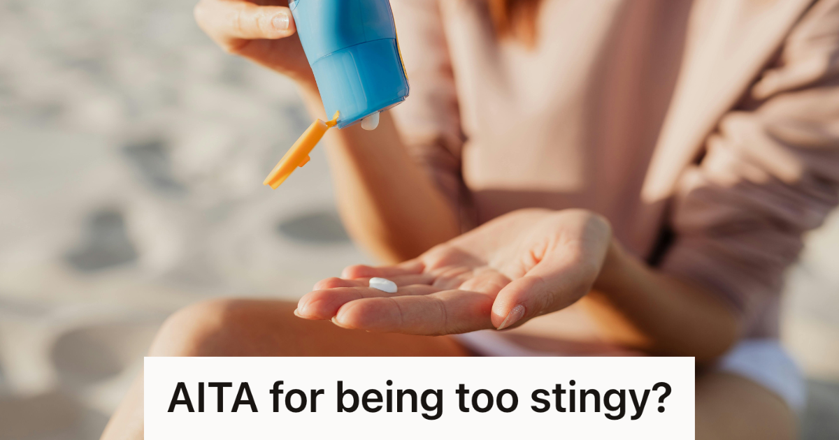 Planner Budgeted For Her Own Travel Essentials On A Girls Trip, So When Her Friend Expected Free Handouts, Their Different Money Values Collided Hard woman applying sunscreen