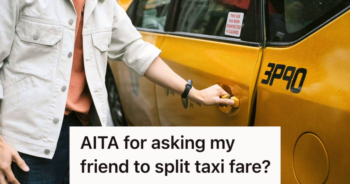 woman opening a yellow taxi door