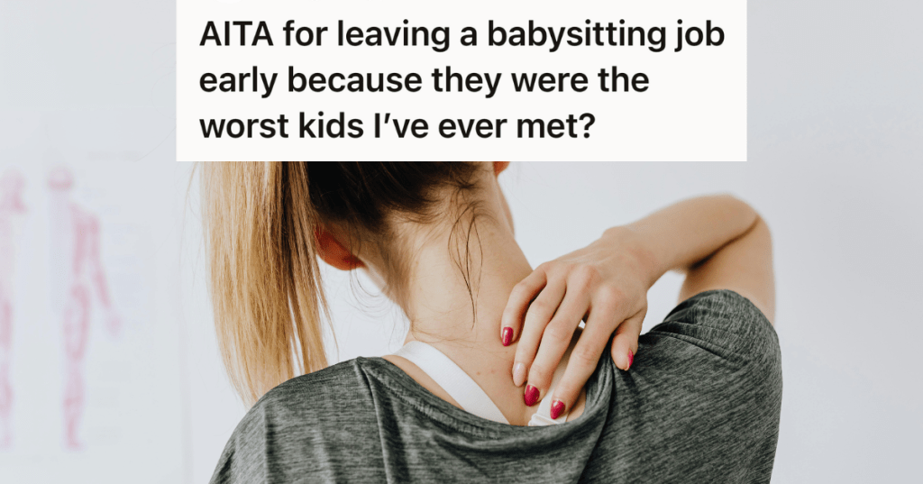 woman touching her aching back