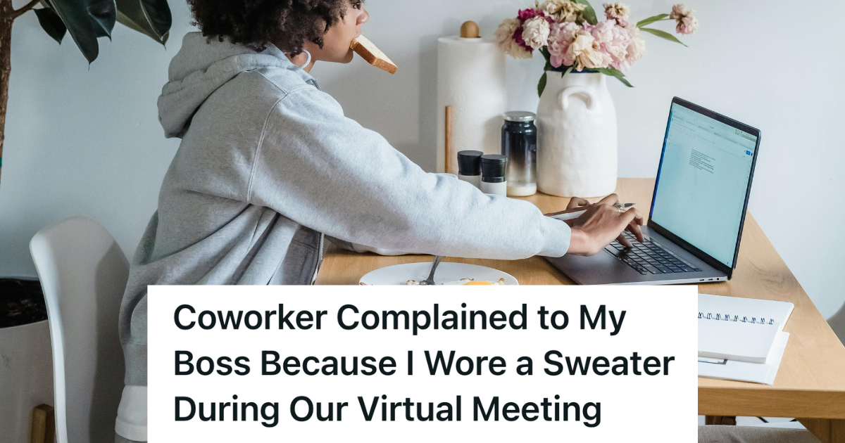 woman working from home