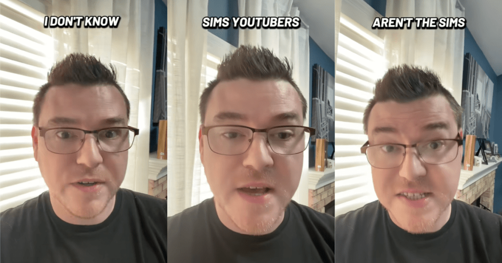 man talking about gamers