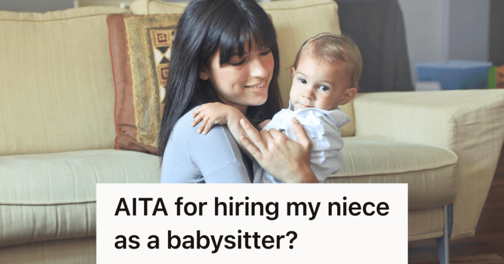 young woman holding a toddler