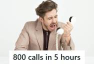 Disabled Man Received Daily Robocalls Regarding A Six-Year-Old Cell Phone Debt, So He Used Redial To Call The Collection Agency 800 Times In Five Hours Until They Removed Him From Their List