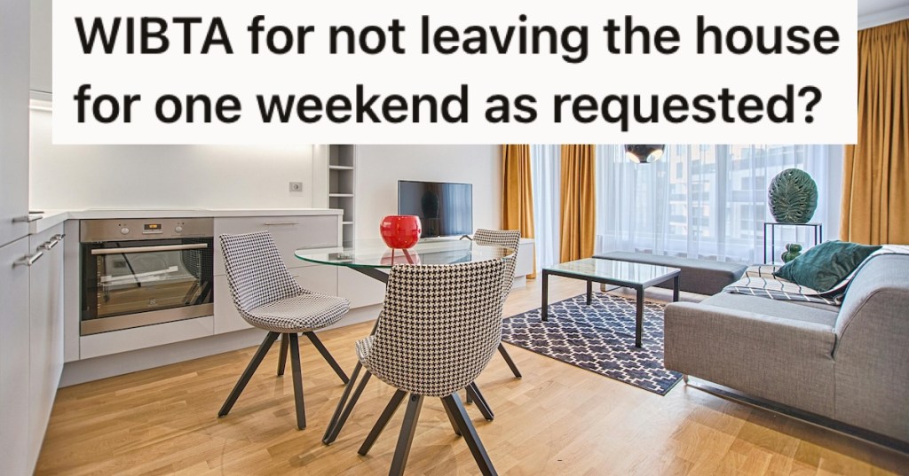 The living room and kitchen of an apartment