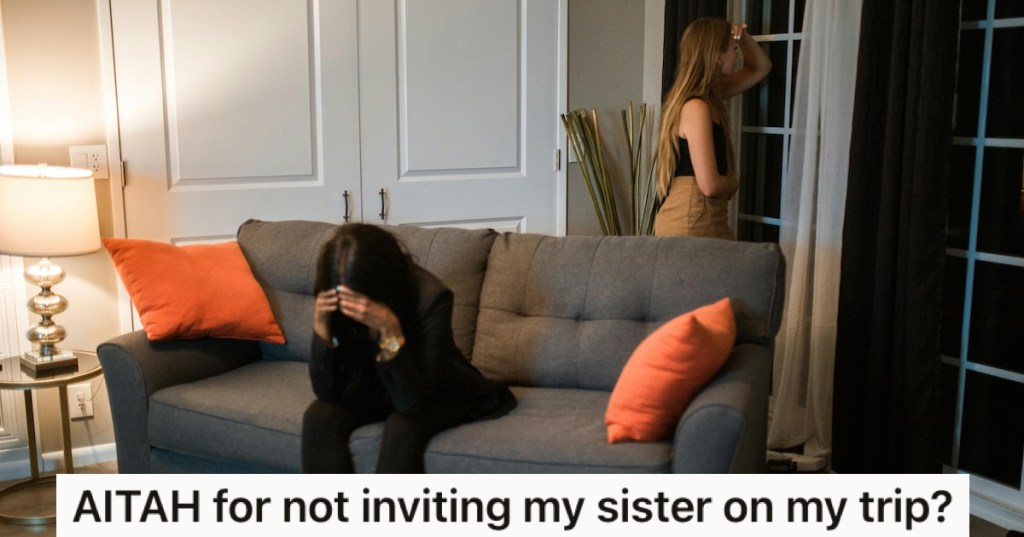 Two women after an argument