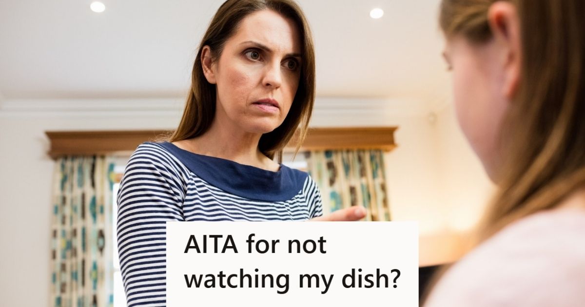 Woman scolding her daughter