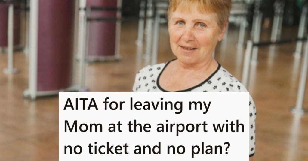 Woman at the airport