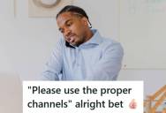 Employee Agreed To Share Parts For A Time-Sensitive Test, But When The Coworker Refused To Replace The Parts, Citing That He’s “Not Responsible” For That, He Cancelled The Help And Used His Words Against Him