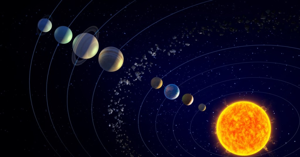 Asteroid belt in Solar System