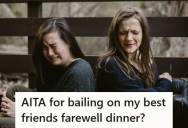 Woman Skipped Her Best Friend’s Farewell Dinner After A Stressful Workday And Asked To Meet One On One Instead, But Her Friend Didn’t Like That And Accused Her Of Changing Priorities