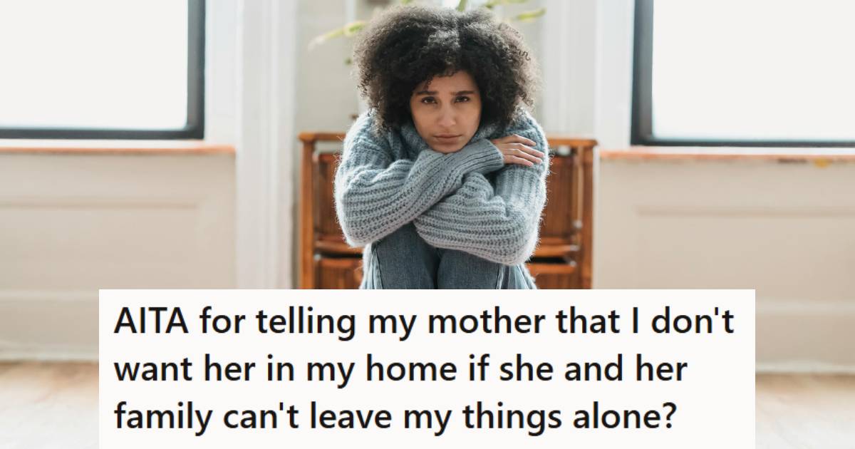 Grown woman sitting in the floor thinking about how terrible her mother is