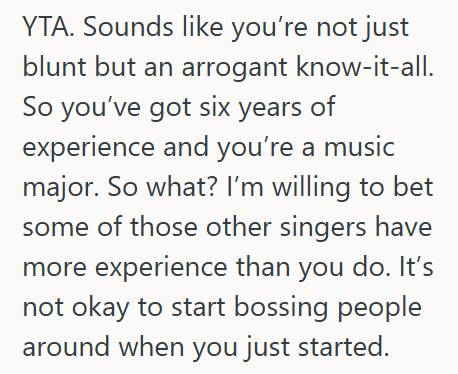 Music Major Gave Pitch Correction Advice To His New Bandmate During Rehearsal, But The Rest Of The Band Called It Rude And Said The Criticism Wasnt Wanted Band 2 Music Major Gave Pitch Correction Advice To His New Bandmate During Rehearsal, But The Rest Of The Band Called It Rude And Said The Criticism Wasnt Wanted
