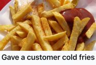 Regular Customer Always Nitpicks To Find Faults In Their Food Or Service, So This Fast Food Employee Gave Her Something To Complain About