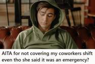 Restaurant Worker Refused To Cover A Coworker’s Shift On His Only Free Saturday, But Now She’s Telling Everyone He Never Helps Out, Even Though Her “Emergency” Was Brunch With Friends