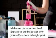 Student Was Told She Would Get Free Lunch If She Painted Some Walls, But When They Kept Giving Her More Work And No Lunch, She Painted The Principal’s Door Pink