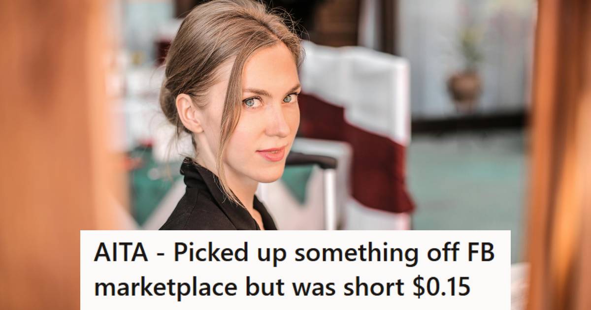 Woman looking at the camera, trying to convince everyone she wasn't wrong.