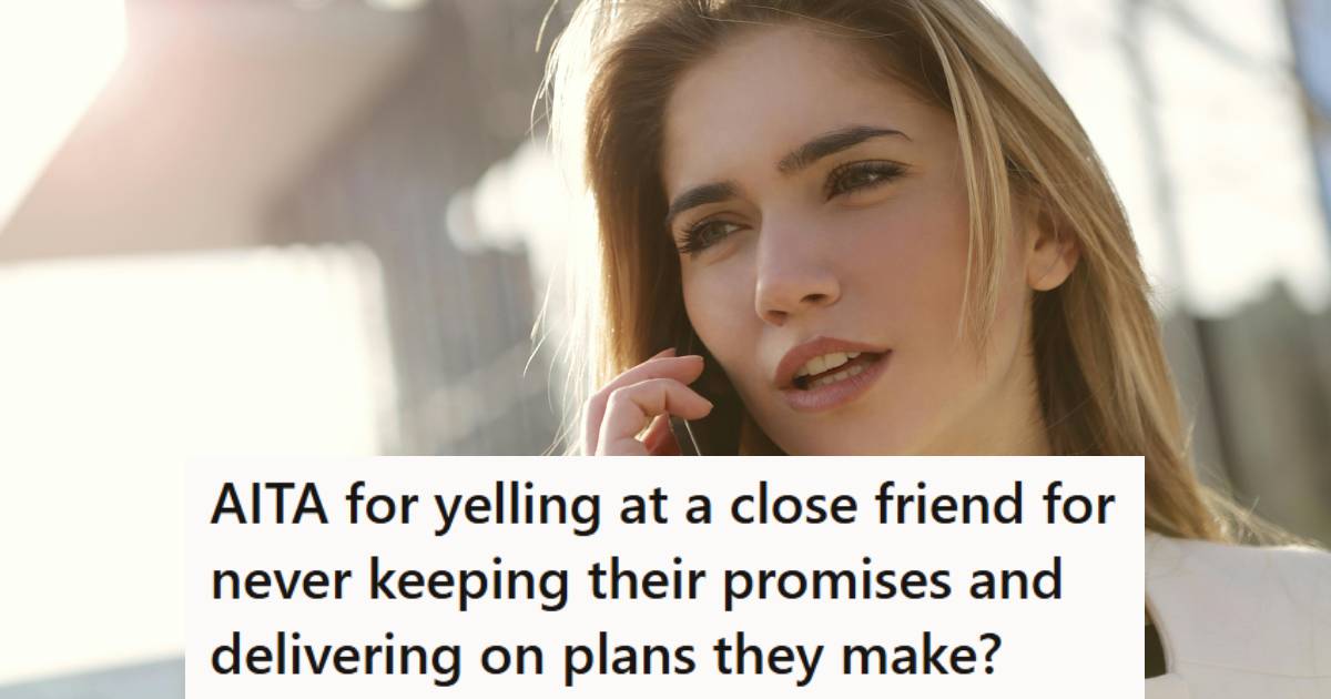 Woman on the phone to her online friend