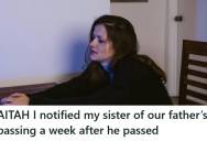 Daughter Cared For Her Father Through Parkinson’s Disease And Dementia While Her Sister Refused To Visit, But When She Waited A Week To Notify Her Sister Of His Passing, She Was Screamed At