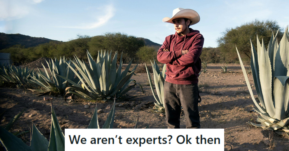 Man in hat standing in a field 