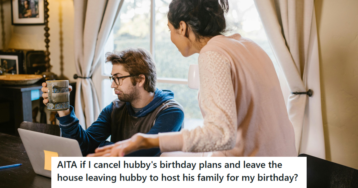 Man and woman arguing in their home