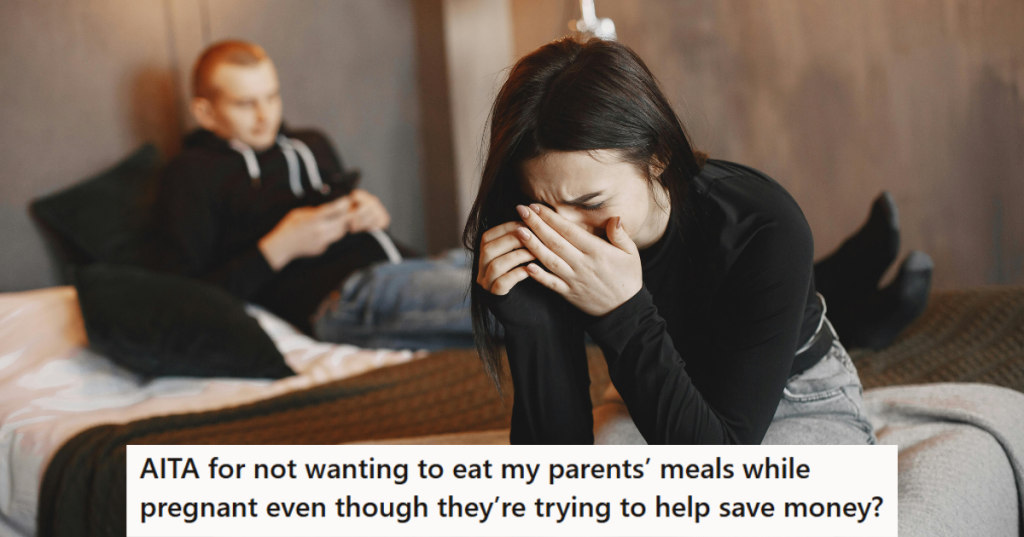 woman in black outfit crying