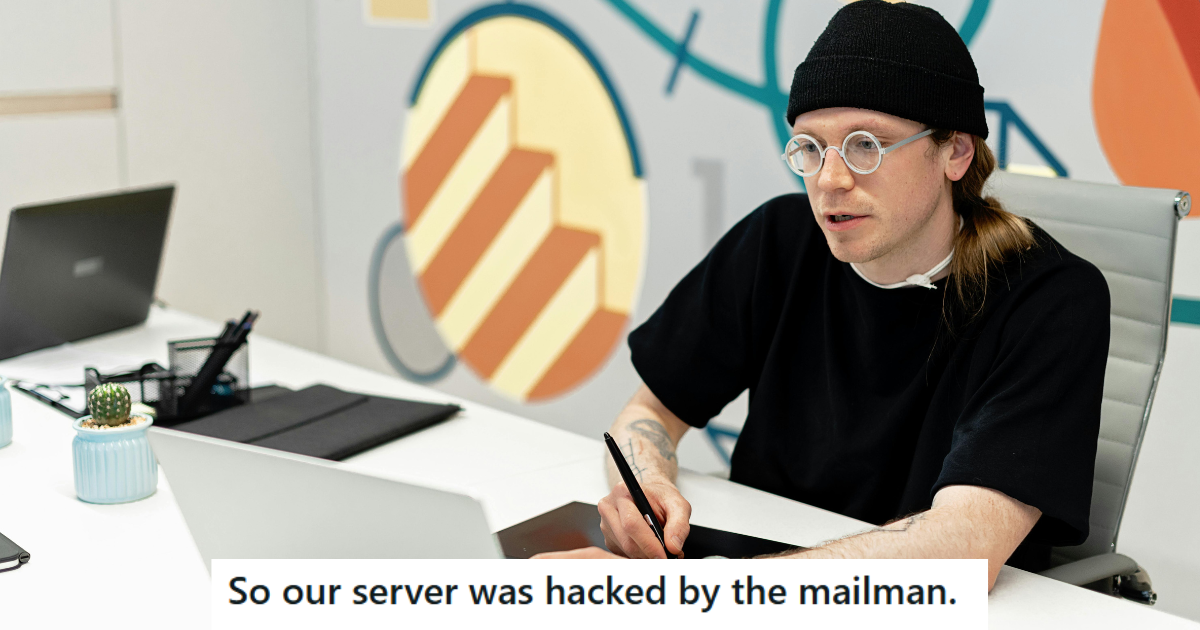 man working in black shirt and beanie