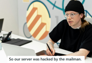 IT Expert Freaked Out Because His Computer Started Acting Weird, But Then He Found Out His Receptionist Was Behind The System Failure