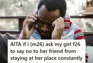 Long Distance Boyfriend Asked His Girlfriend To Stop Letting Her Male Friend Sleep Over At Night, But She Accused Him Of Being Paranoid And Said He Was Overreacting