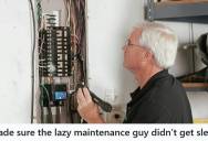 Apartment Tenant’s Repair Requests Were Ignored By The Maintenance Man For Months, So After Learning A Garage Breaker Forced A Late Night Response, He Kept Tripping The Breaker At 3 AM