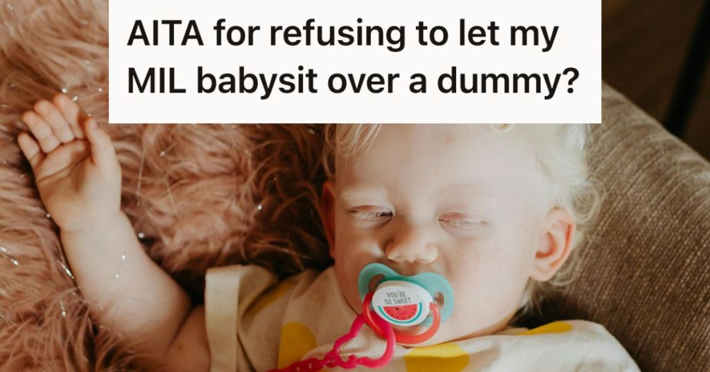 Toddler sleeping with a pacifier